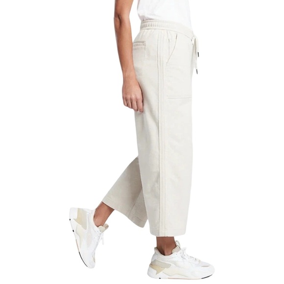 Athleta Farallon Heathered Wide Leg Crop Size 8 - Picture 3 of 7